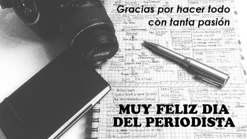 Saludo por el día del Periodista